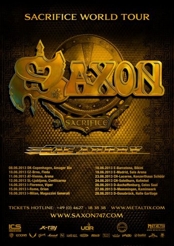 Europa Tour Saxon + AC Angry